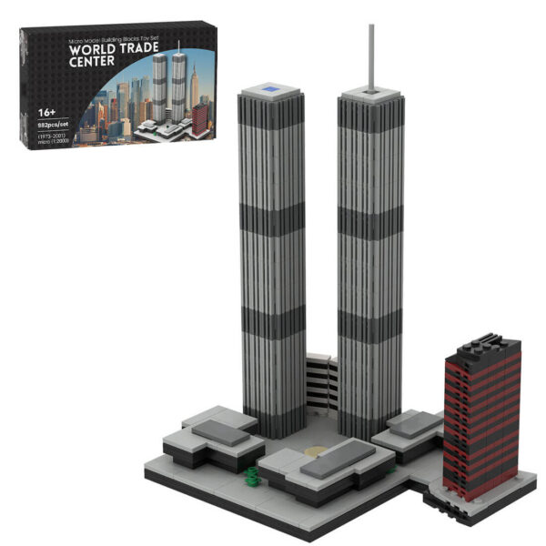 1/2000 World Trade Center (1973-2001) Micro Model Building Blocks